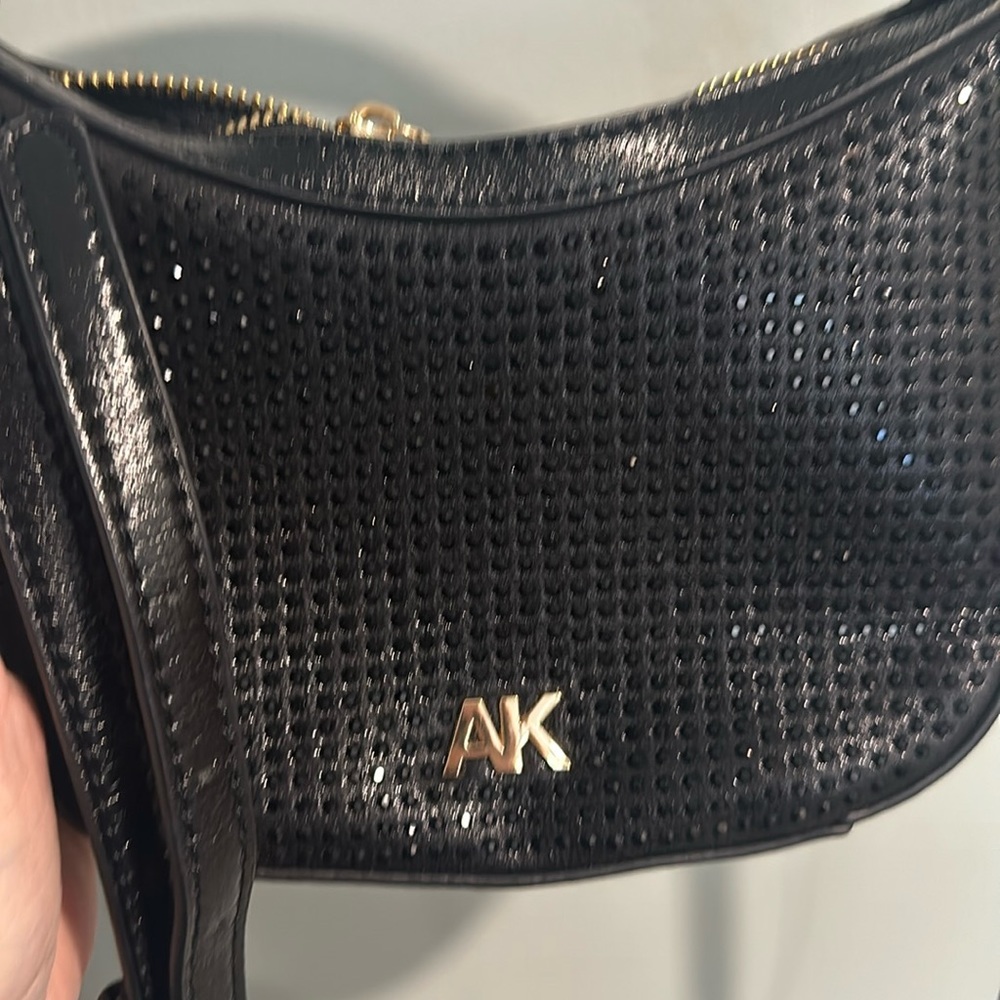 Anne Klein Jerri/crossbody black purse